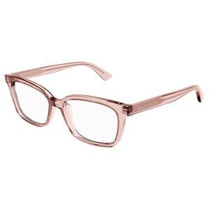 Alexander McQueen AM 0464O 003 Pink Plastic Rectangle Eyeglasses 52mm